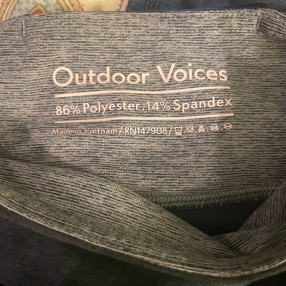 Outdoor Voices Springs 7/8 Colorblock Leggings Size Small - Picture 6 of 6